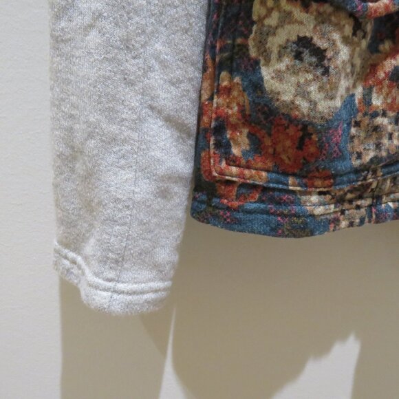 ANTHROPOLOGIE SATURDAY SUNDAY Floral Delwyn Jacket Cotton Terry Boho - Size S - Picture 6 of 15